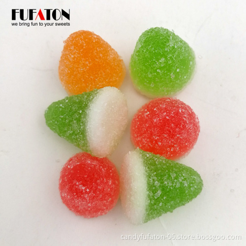 Delicious Funny Fruit Shape gummy candy for children